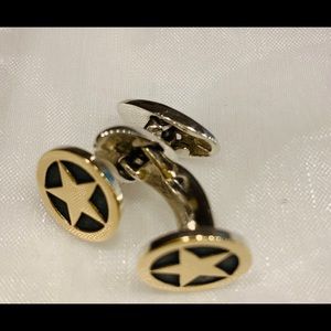 Cufflinks silver & Gold
